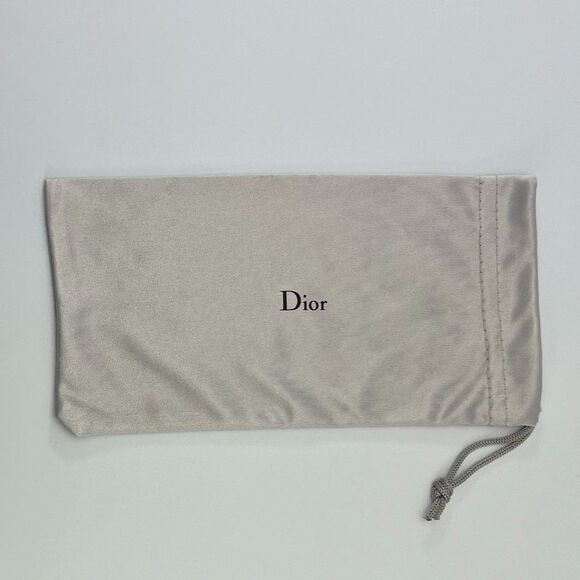 NEW Original Authentic Christian Dior Pouch Grey Sunglasses/Eyeglasses - Picture 1 of 2